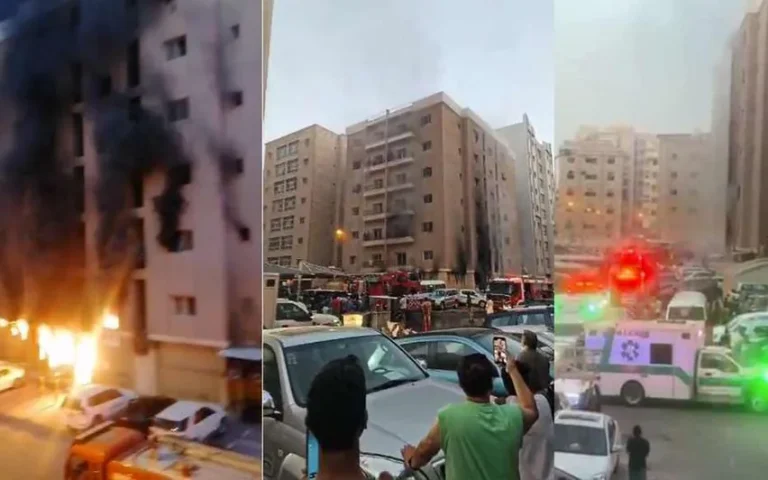At least 40 Indians are among 50 individuals dead in a fire at a residential tower in the Kuwaiti city of Mangaf, India's foreign ministry has stated.