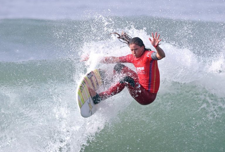 World surfing winner Courtney Conlogue has guided the world's gnarliest surf locations.